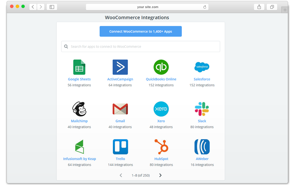 woocommerce zapier extension - Apps
