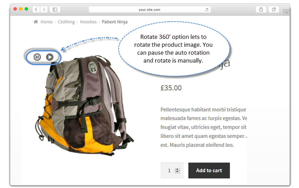 WooCommerce 360 Product Image Zoom Plugin