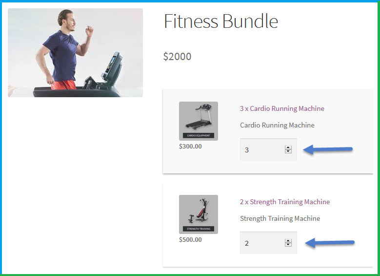 WooCommerce bundle - Allow quantity of products