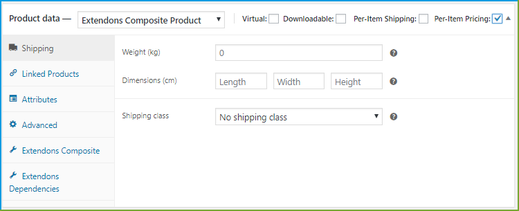 WooCommerce composite products -  per item price