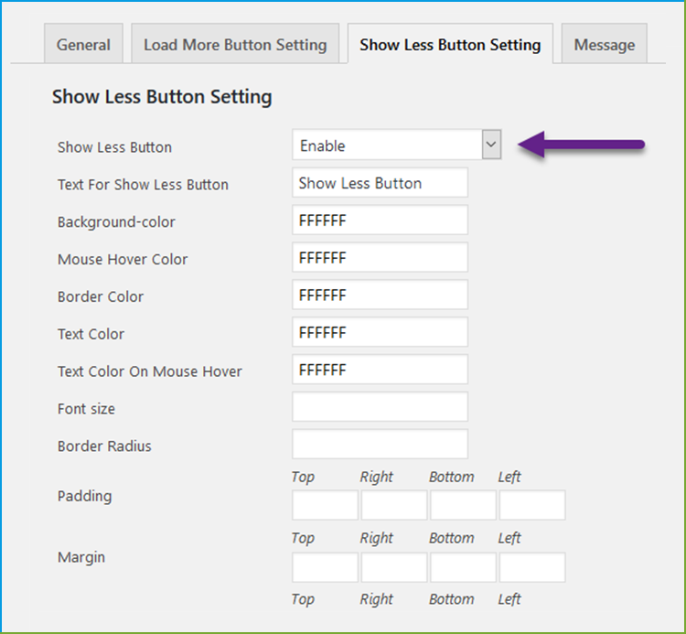WooCommerce load more products - show less button