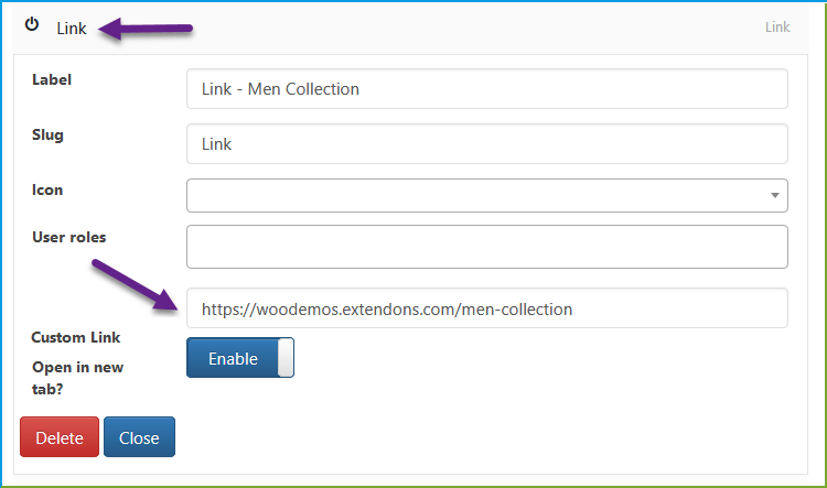 WooCommerce custom Account page - Attach link
