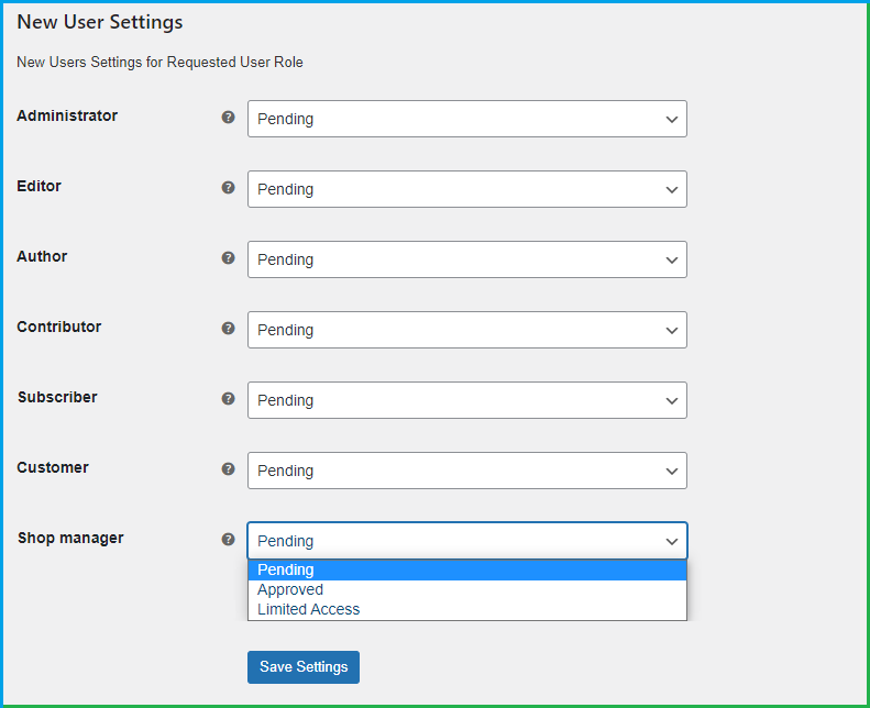 Limited Access - WooCommerce registration fields