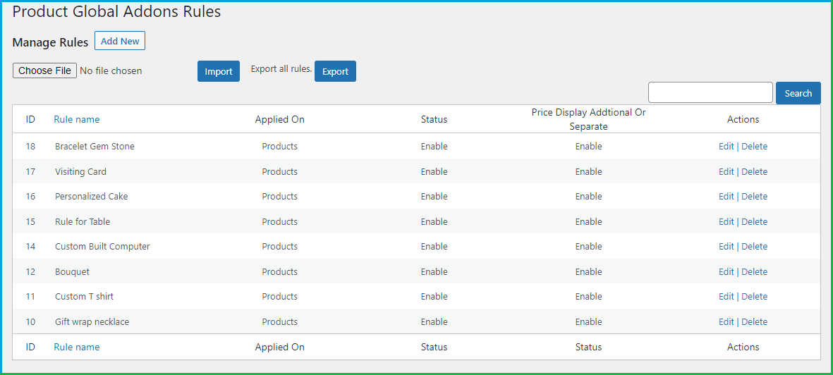 follow 3 steps to create global products