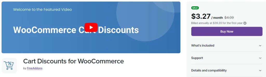 Cart discounts for WooCommerce