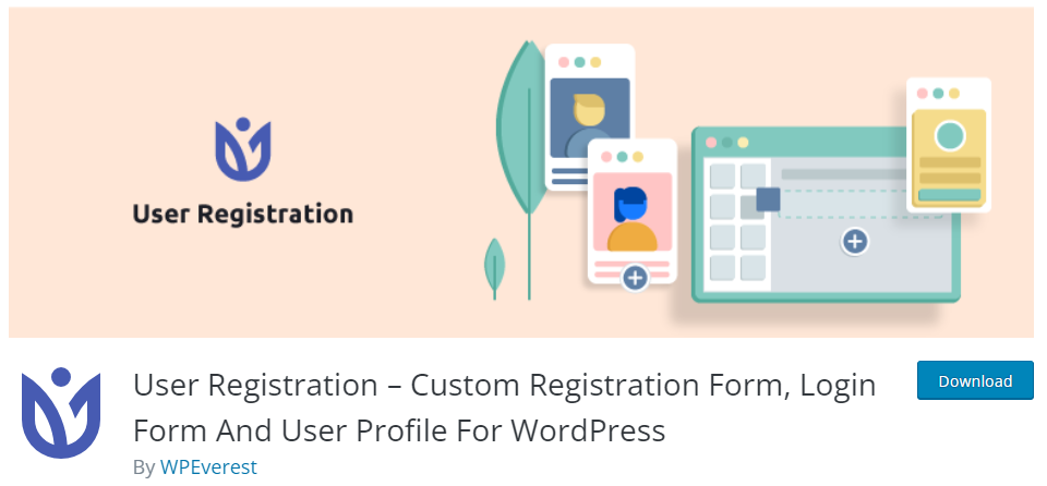 User registration plugin