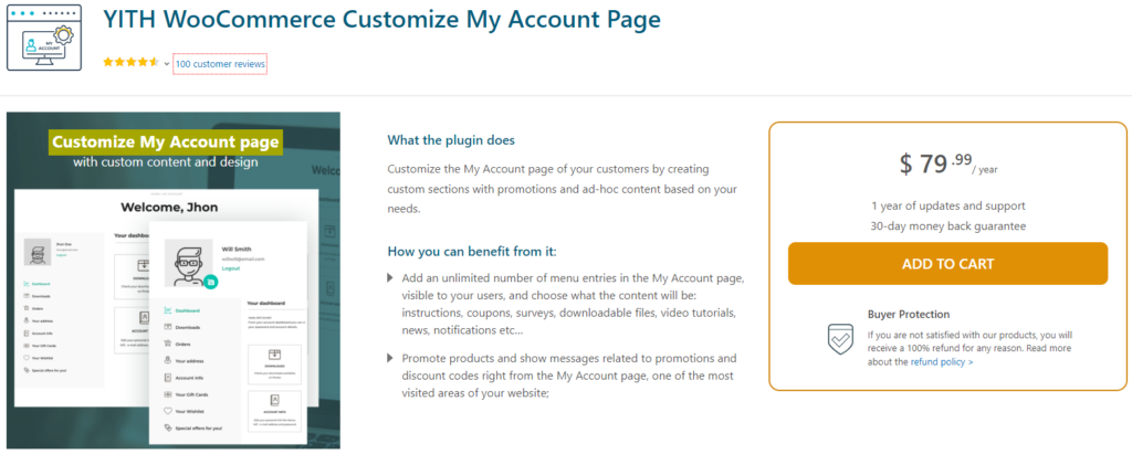 WooCommerce Customize My Account Page