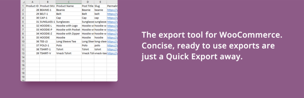 Store Exporter for WooCommerce